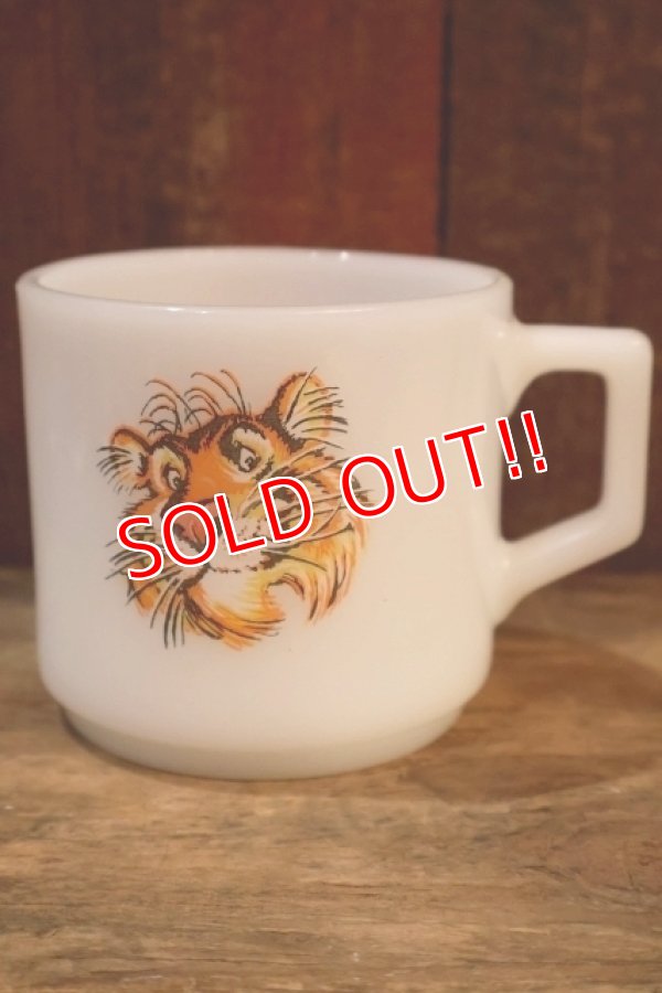 画像1: kt-250803-03 Esso Tiger / Fire-King 1950's-1960's Short Mug