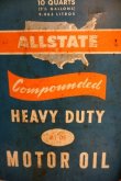 画像2: dp-250618-28 ALLSTATE HEAVY DUTY 10 QUARTS MOTOR OIL CAN