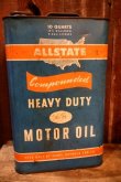 画像1: dp-250618-28 ALLSTATE HEAVY DUTY 10 QUARTS MOTOR OIL CAN