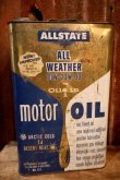 画像1: dp-250618-28 ALLSTATE ALL WEATHER 10 QUARTS MOTOR OIL CAN