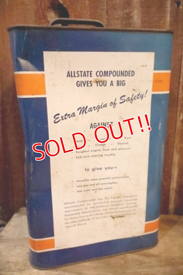 画像3: dp-250618-28 ALLSTATE HEAVY DUTY 10 QUARTS MOTOR OIL CAN