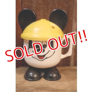 画像: ct-250802-13 Mickey Mouse / 1970's Plastic Mug