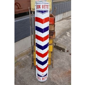 画像: dp-250531-01 William Marvy Porcelain Barber Sign No. 4812