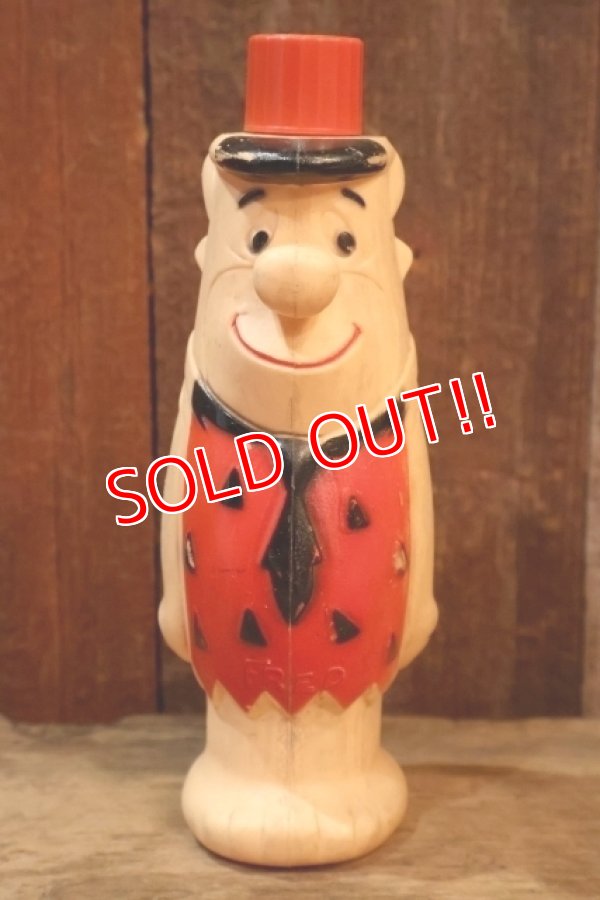 画像1: ct-250802-07 Fred Flintstone / PUREX 1960's Fun Bath Bottle