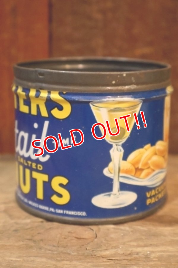 画像3: ct-250803-07 PLANTERS / MR.PEANUT 1950's Cocktail SALTED PEANUT Tin Can