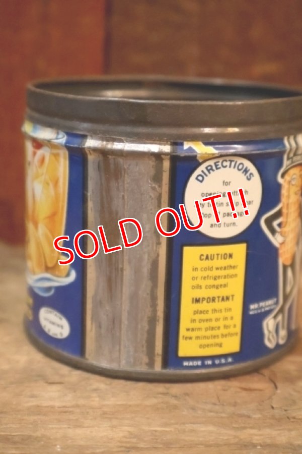 画像4: ct-250803-07 PLANTERS / MR.PEANUT 1950's Cocktail SALTED PEANUT Tin Can