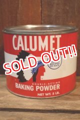 画像: dp-250807-03 CALUMET BAKING POWDER 1980's 5LB. CAN