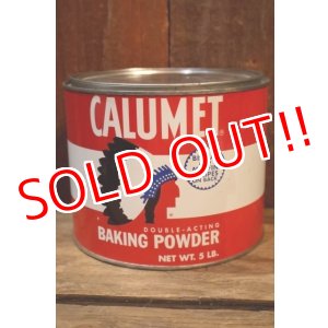 画像: dp-250807-03 CALUMET BAKING POWDER 1980's 5LB. CAN
