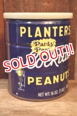 画像: ct-250804-02 PLANTERS / MR.PEANUT 1980's〜 Party Pack Cocktail Peanuts Tin Can