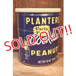 画像: ct-250804-02 PLANTERS / MR.PEANUT 1980's〜 Party Pack Cocktail Peanuts Tin Can