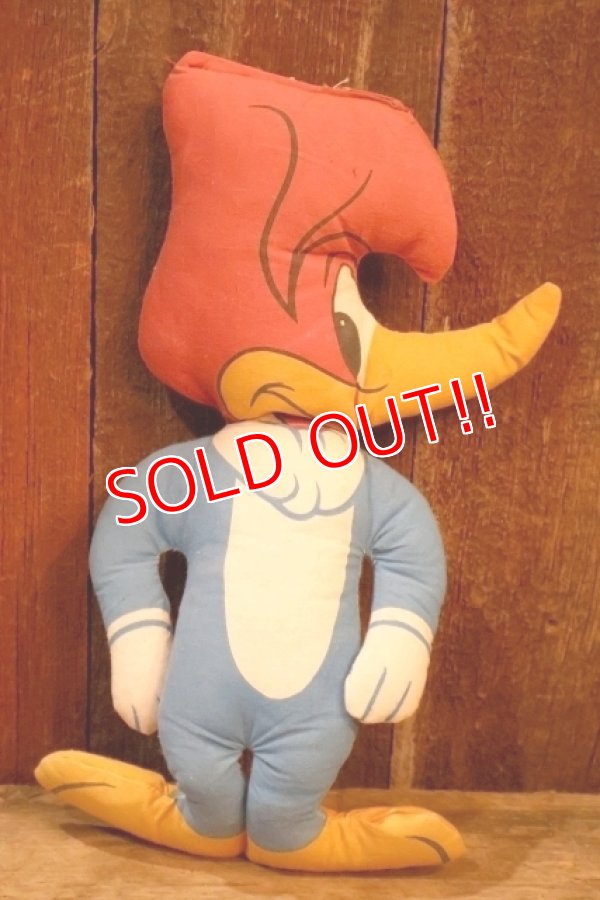 画像1: ct-250802-19 WOODY WOODPECKER 1970's PILLOW DOLL