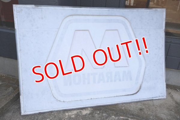 画像12: dp-250618-27 【※店頭ピックのみ特価品】MARATHON 1990's-2000's / Huge Gas Station Sign