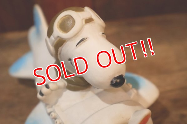 画像6: ct-250802-12 Snoopy Flying Ace / Danara 1970's- early 1980’s Airplane Squeaky Toy