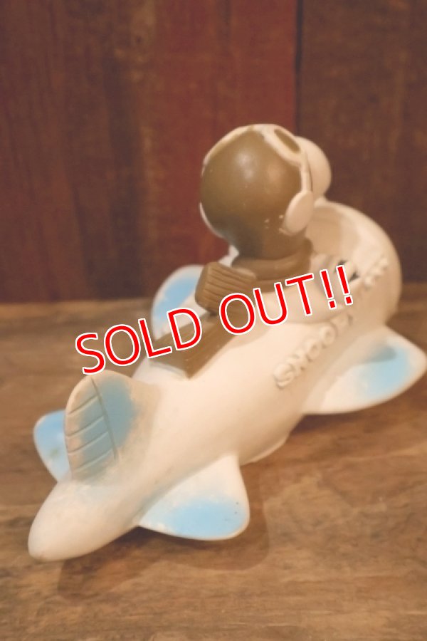 画像4: ct-250802-12 Snoopy Flying Ace / Danara 1970's- early 1980’s Airplane Squeaky Toy