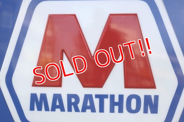 画像2: dp-250618-27 【※店頭ピックのみ特価品】MARATHON 1990's-2000's / Huge Gas Station Sign
