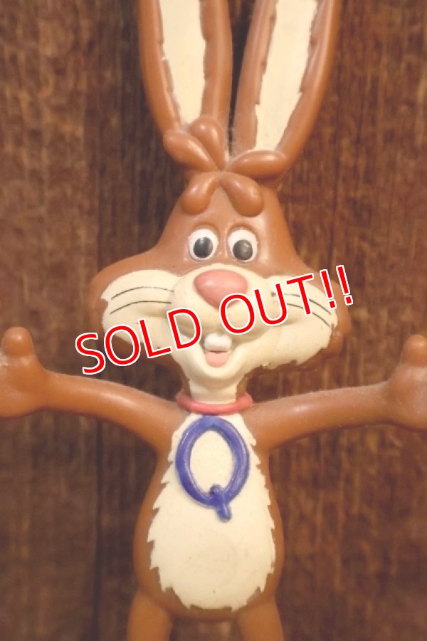 画像2: ct-250901-07 Nestlé / Quik Bunny (Quicky) 1990's Bendable Figure