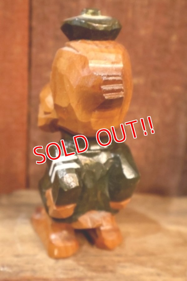 画像4: ct-250901-03 Tulane University / ANRI 1950's Hand Carved Wood Mascot "Riptide"