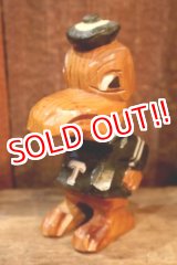 画像: ct-250901-03 Tulane University / ANRI 1950's Hand Carved Wood Mascot "Riptide"