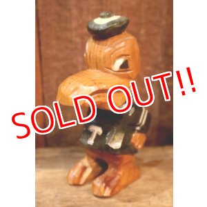 画像: ct-250901-03 Tulane University / ANRI 1950's Hand Carved Wood Mascot "Riptide"