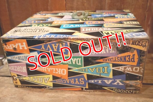 画像10: dp-250804-09 1950's-1960's College Pennant Student Record File Box