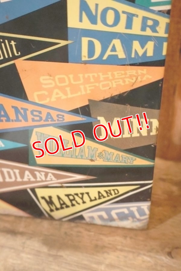 画像4: dp-250804-09 1950's-1960's College Pennant Student Record File Box