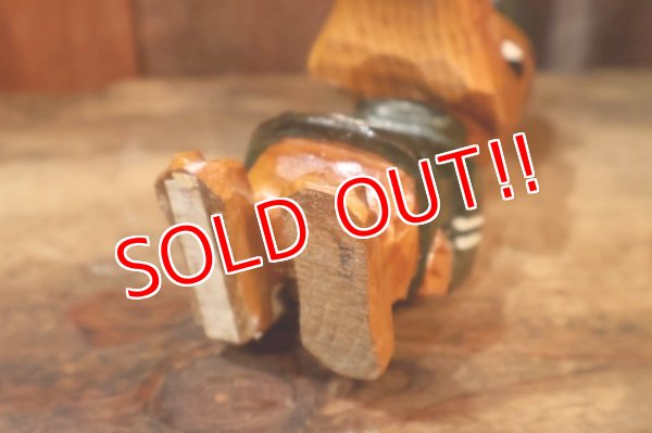 画像6: ct-250901-03 Tulane University / ANRI 1950's Hand Carved Wood Mascot "Riptide"