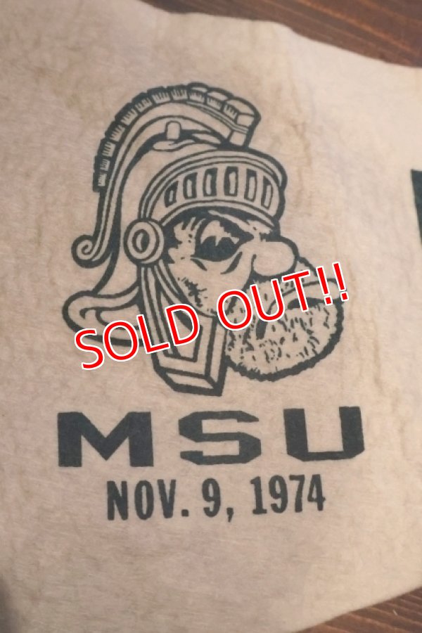 画像2: dp-250728-01 Michigan State University / Michigan State Spartans 1974 Pennant