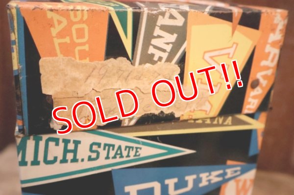 画像7: dp-250804-09 1950's-1960's College Pennant Student Record File Box