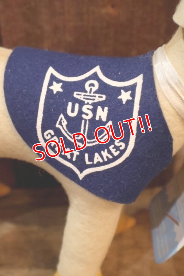 画像3: ct-250901-01 United States Navy (U.S.N.) GREAT LAKES / Collegiate Manufacture 1950's "Bill the Goat" Doll