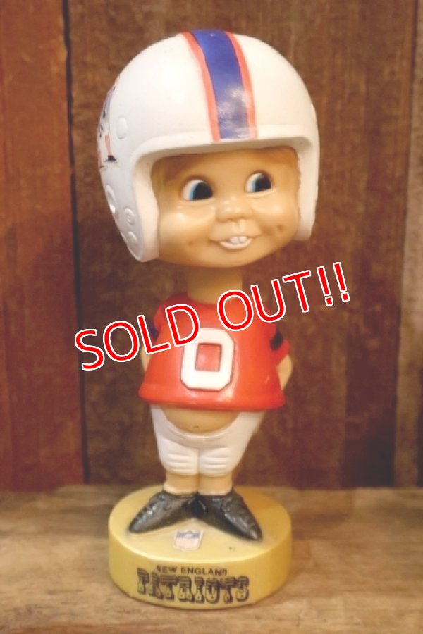 画像1: ct-250901-09 NFL 1970's Bobble Head "New England Patriots"