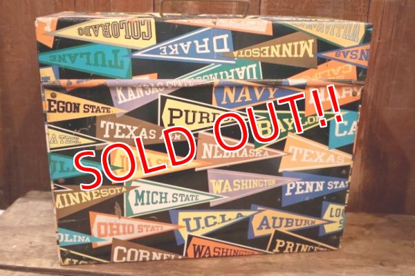 画像8: dp-250804-09 1950's-1960's College Pennant Student Record File Box