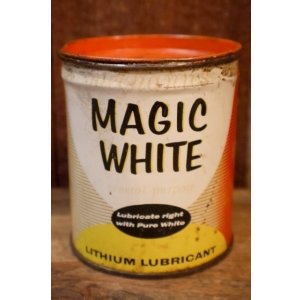 画像: dp-250618-28 STEWART-WARNER CORPORATION MAGIC WHITE LITHIUM LUBRICANT CAN