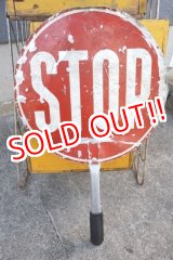 画像: dp-250722-13 STOP・SLOW Paddle Sign