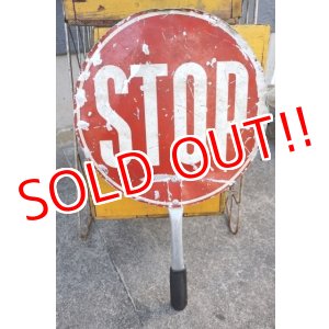 画像: dp-250722-13 STOP・SLOW Paddle Sign