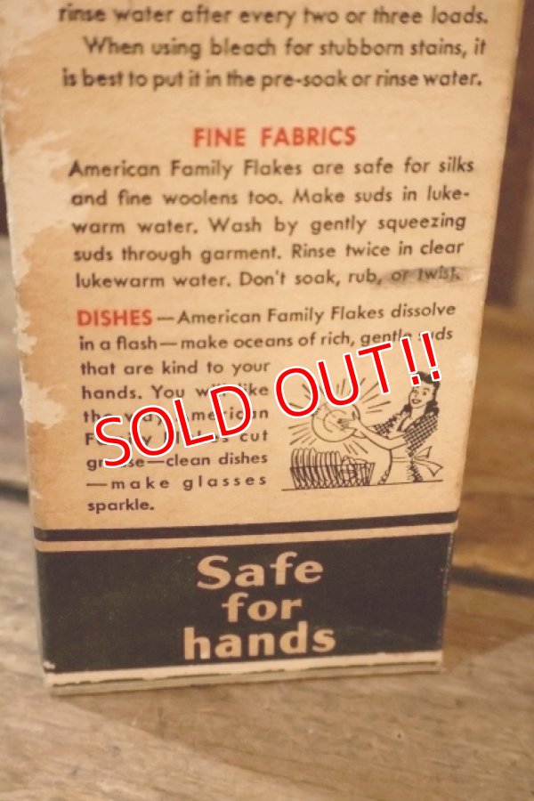 画像6: dp-250618-09 AMERICAN FAMILY FLAKES 1950's SOAP BOX