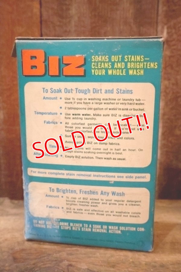 画像4: dp-250618-09 BIZ FOR PRE-SOAKING LAUNDRY 1960's BOX