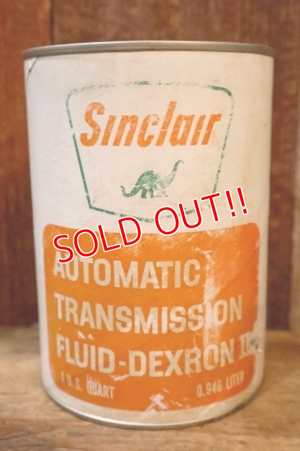 画像1: dp-250618-28 Sinclair AUTOMATIC TRANSMISSION FLUID-DEXRON II1 U.S. QUART CAN