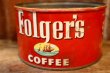 画像3: dp-241106-39 Folger's COFFEE VINTAGE TIN CAN