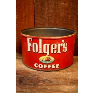 画像: dp-241106-39 Folger's COFFEE VINTAGE TIN CAN