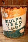 画像1: nt-250618-54 WOLF'S HEAD LUBE 1970's 5 U.S. GALLONS OIL CAN