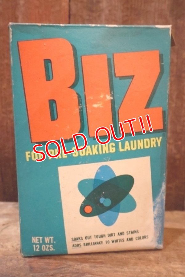 画像1: dp-250618-09 BIZ FOR PRE-SOAKING LAUNDRY 1960's BOX