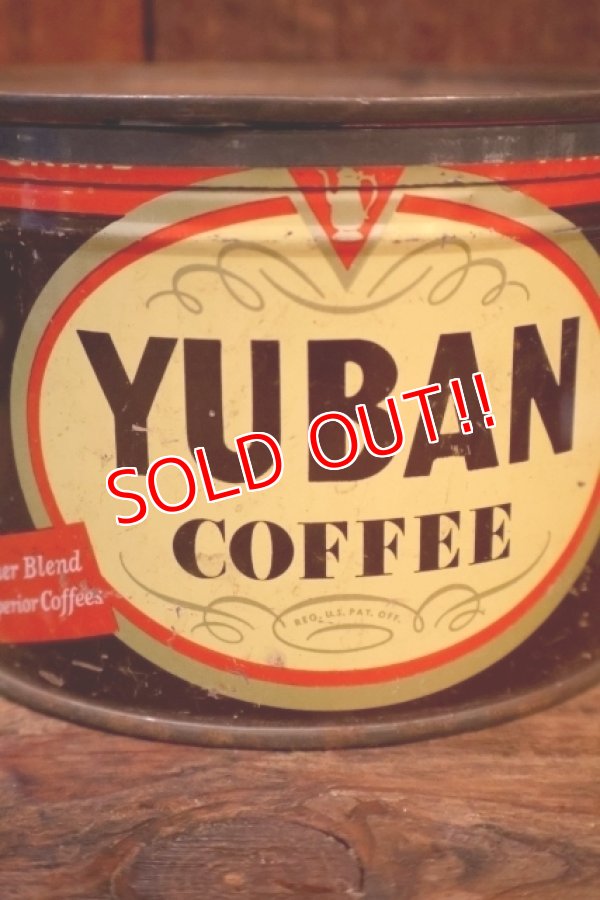 画像2: dp-241106-44 YUBAN COFFEE VINTAGE TIN CAN