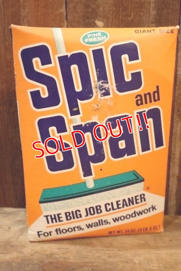 画像1: dp-250618-09 Spic and Span THE BIG JOB CLEANER 1960's-1970's BOX
