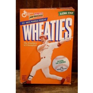 画像: dp-250618-37 General Mills / WHEATIES 1998 "MARK MCGWIRE 70 HOME RUNS"