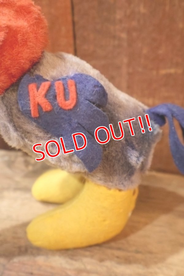 画像3: ct-250908-01 The University of Kansas "Jayhawks" / Collegiate 1960's Mascot Doll