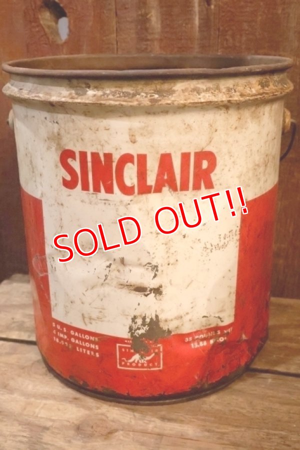 画像1: dp-250618-67 SINCLAIR / 1960's 5 U.S. GALLONS CAN