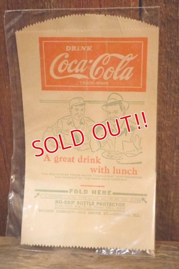 画像1: dk-094 Coca-Cola 1930's Paper Bottle Holder