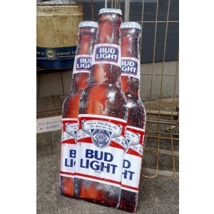 画像: dp-250618-44 BUD LIGHT 1990's Metal Sign
