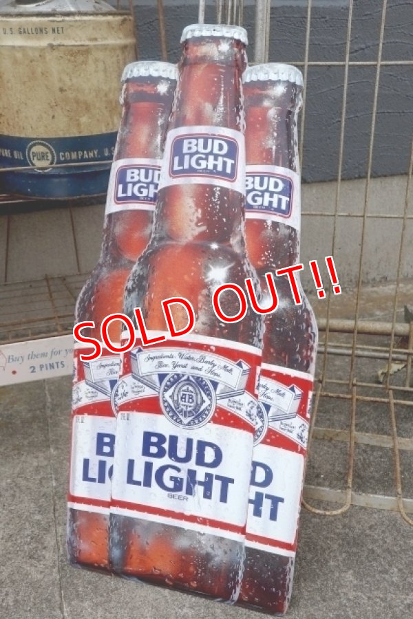 画像1: dp-250618-44 BUD LIGHT 1990's Metal Sign