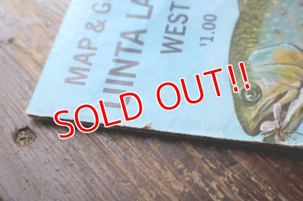 画像3: dp-250728-05 UINTA LAKES WEST 1969 MAP & GUIDE